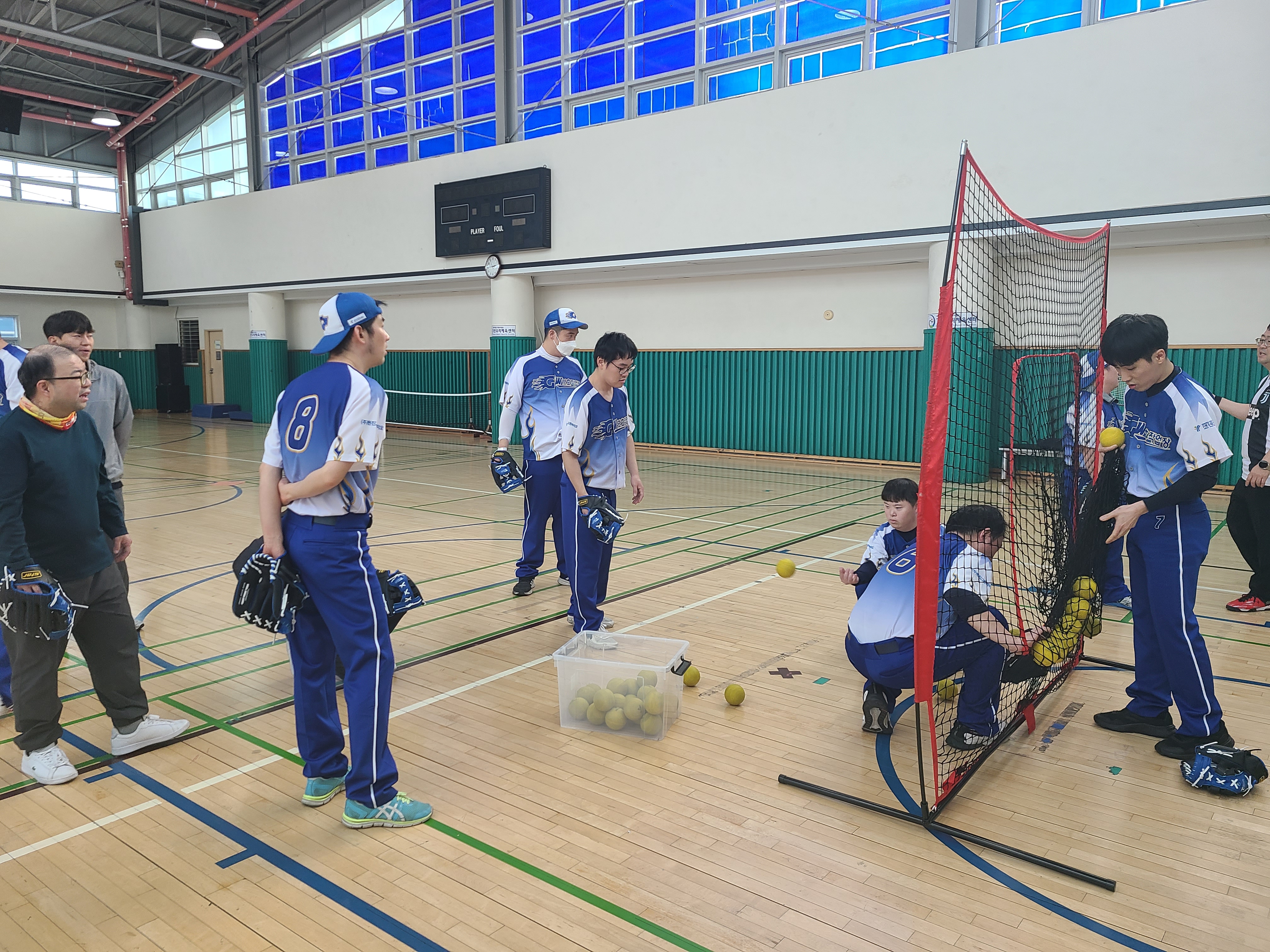 11월 21일 티볼 스포츠단 프로그램 진행