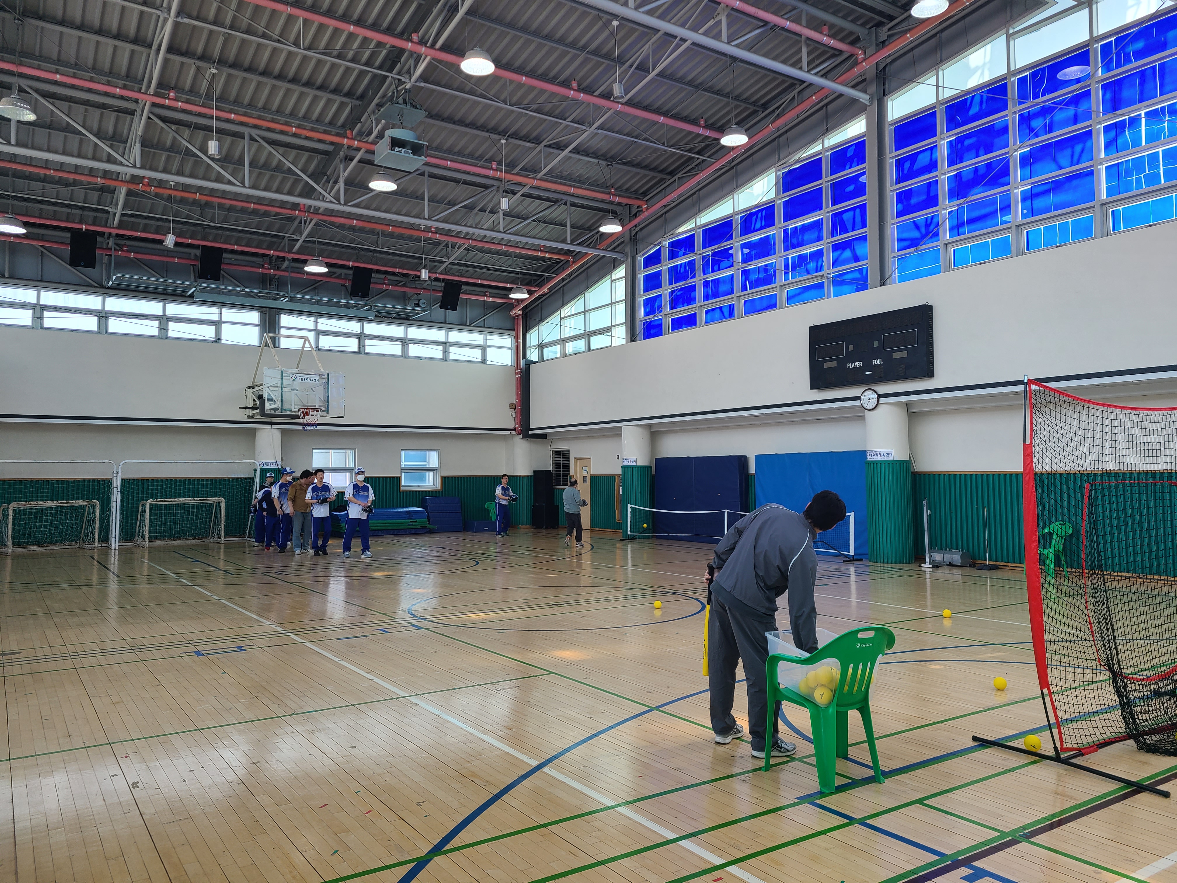 3월 20일 이용자 자치활동 프로그램(티볼)