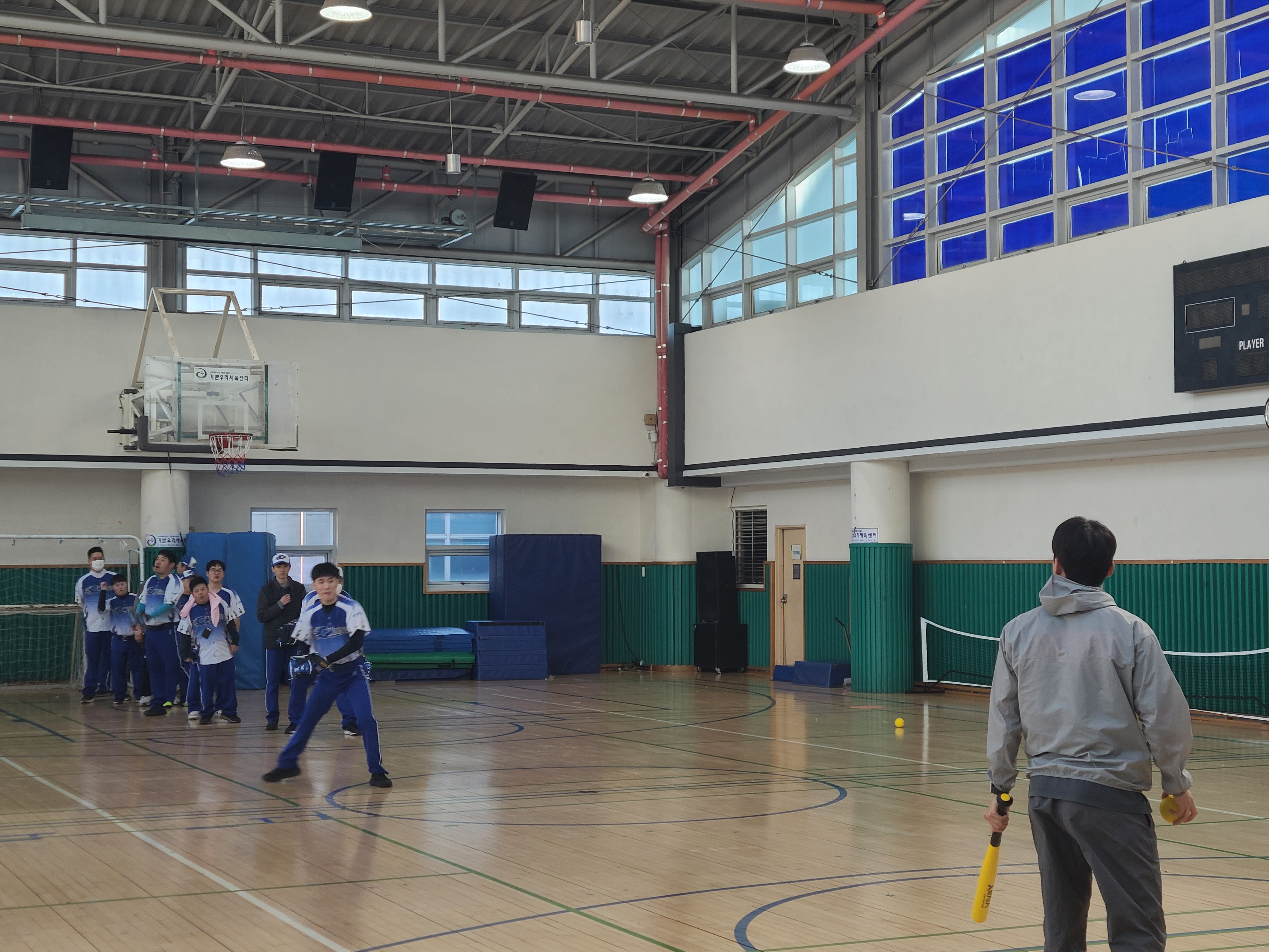 12월 19일 이용자 자치활동 티볼 프로그램