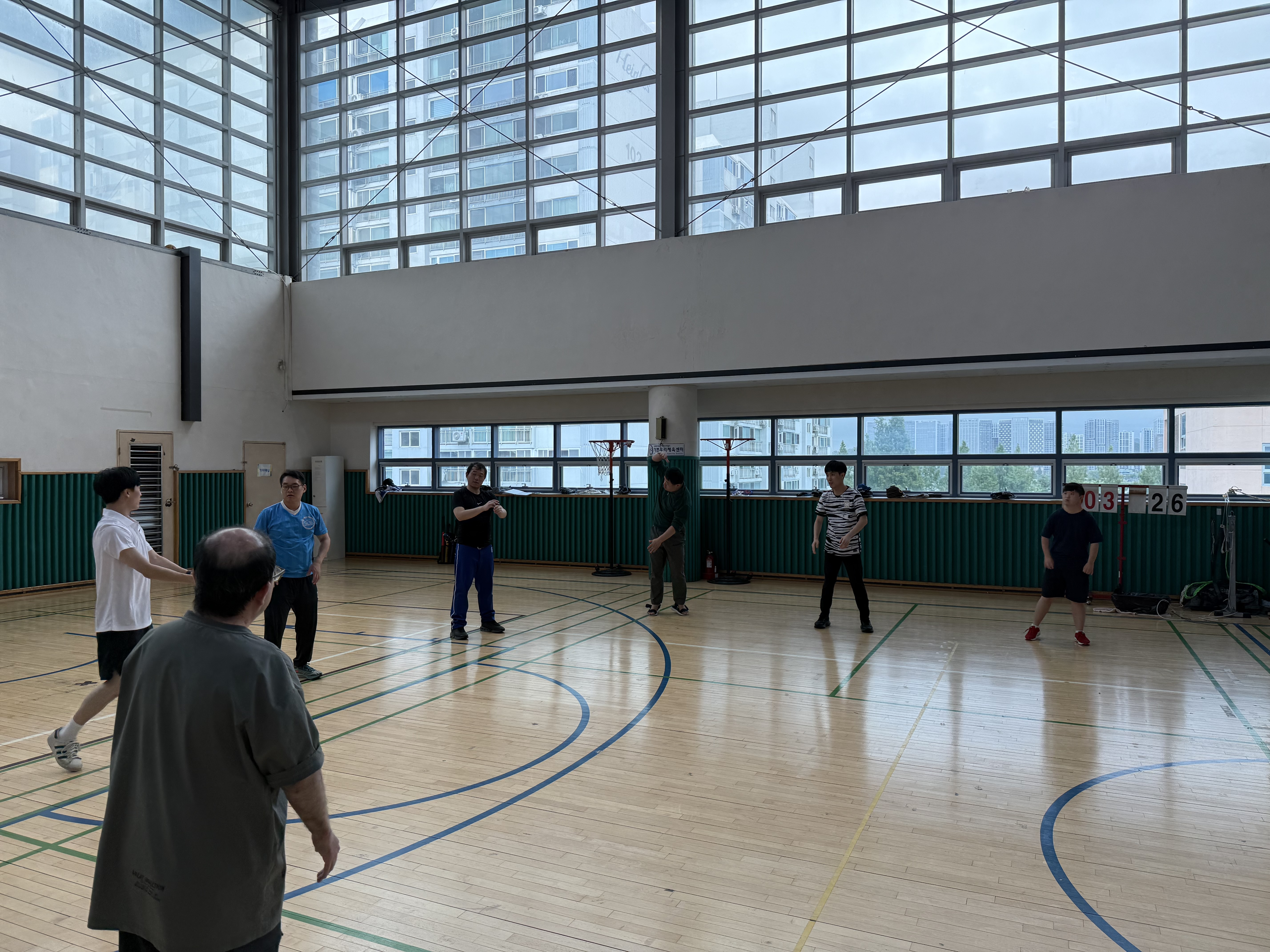 8월 14일 이용자 자치활동(티볼)