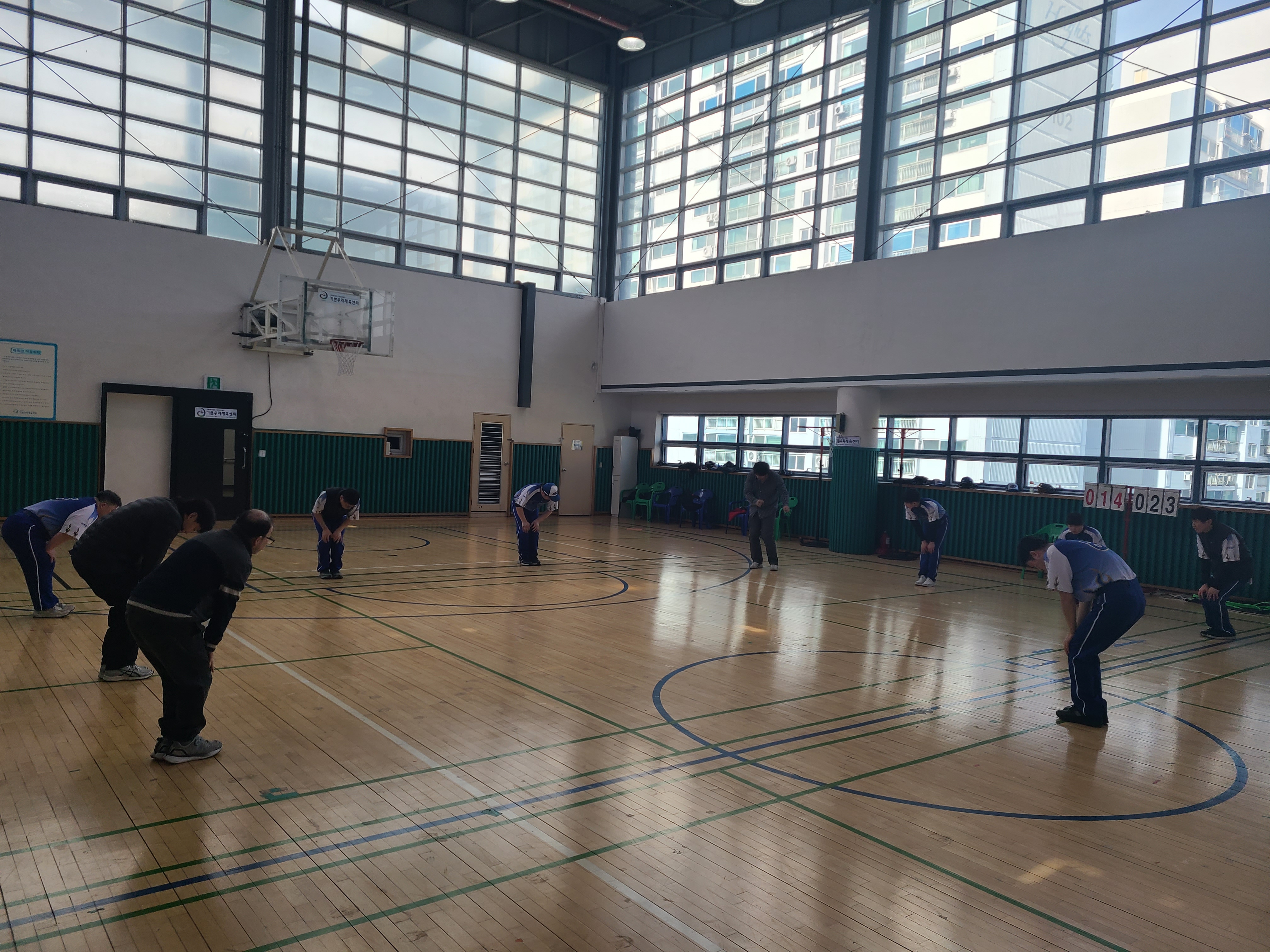 4월 10일 이용자 자치활동 프로그램(티볼)