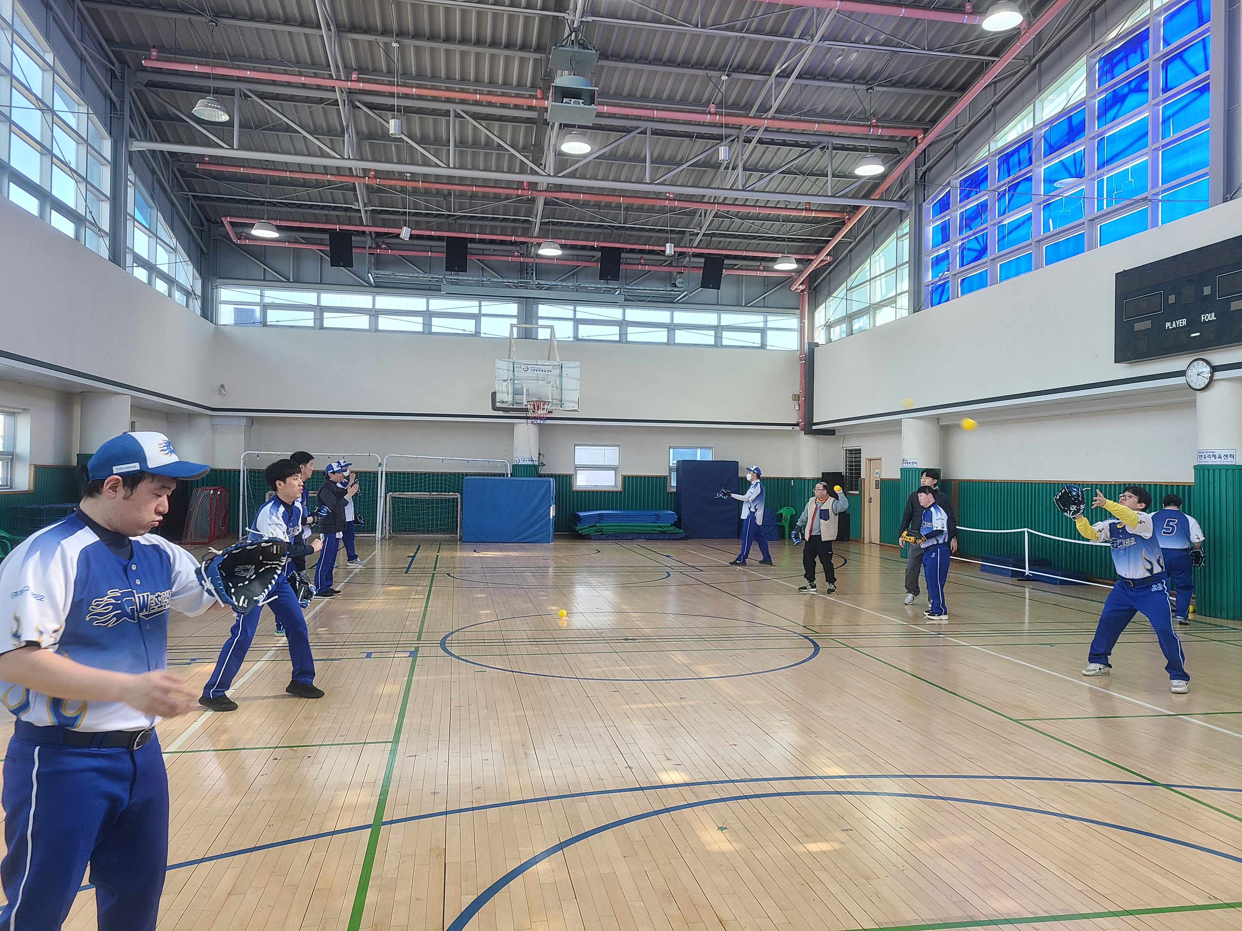 2월 20일 이용자 자치활동 프로그램(티볼 스포츠단)