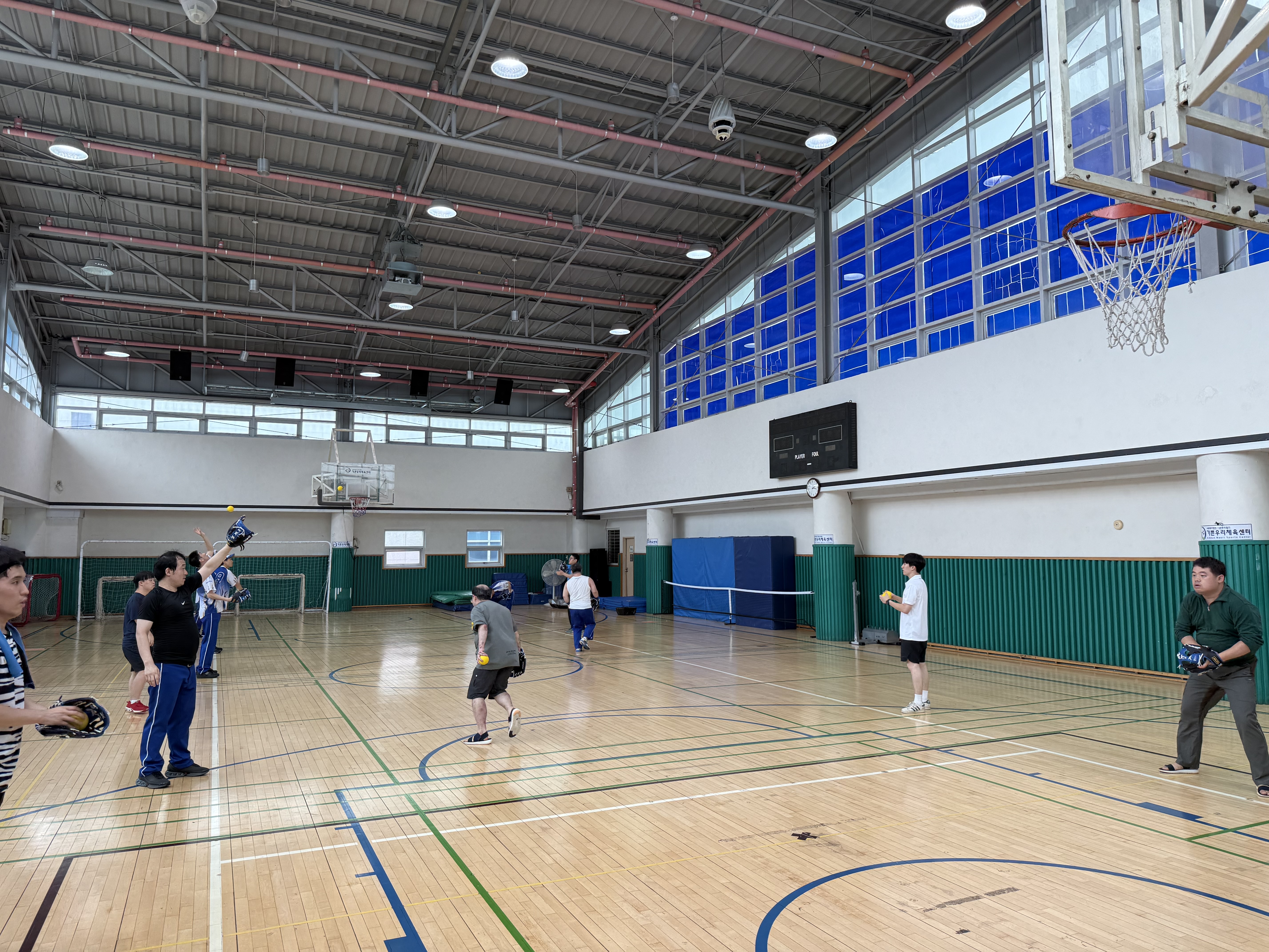 8월 14일 이용자 자치활동(티볼)