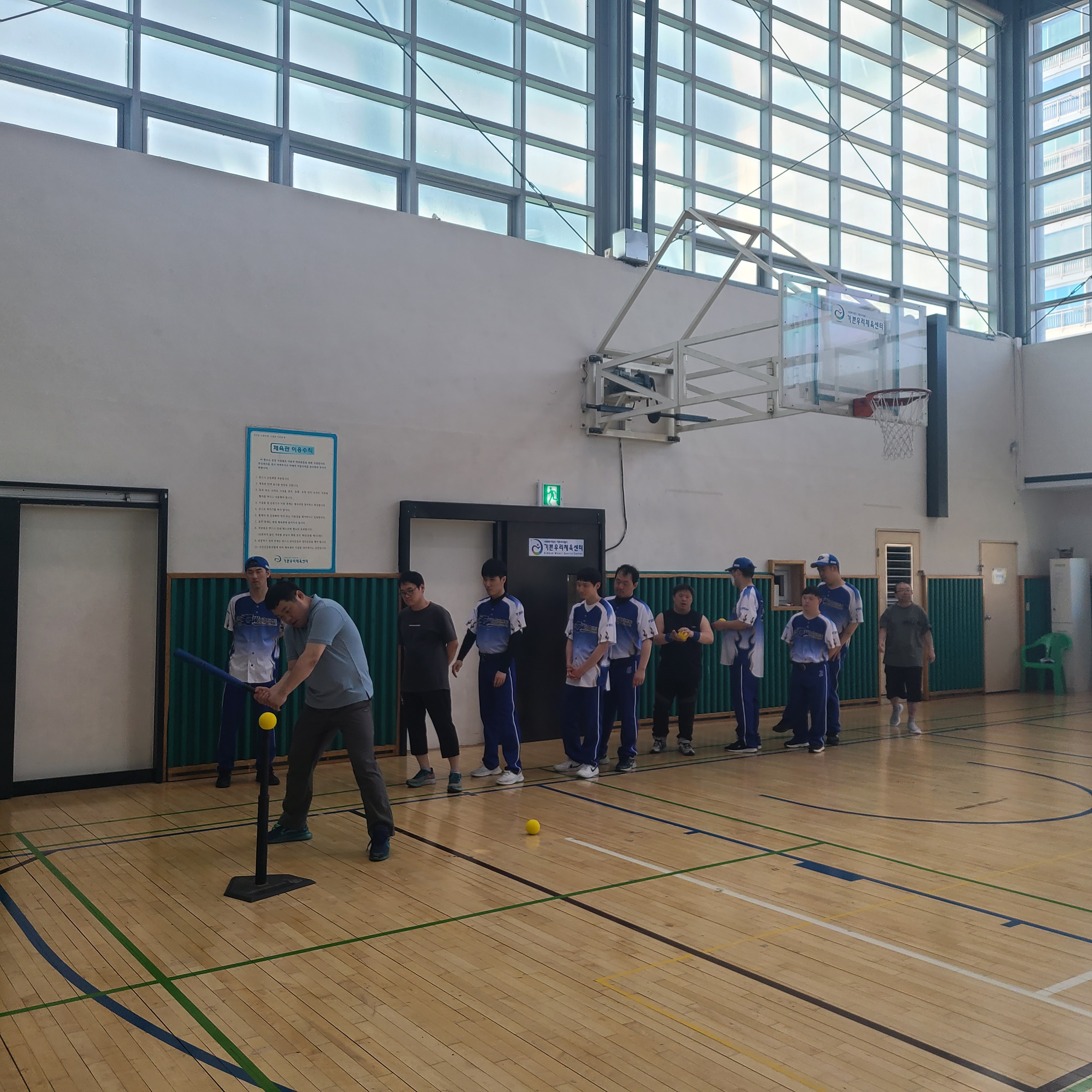 6월 12일 이용자 자치활동(티볼 프로그램)