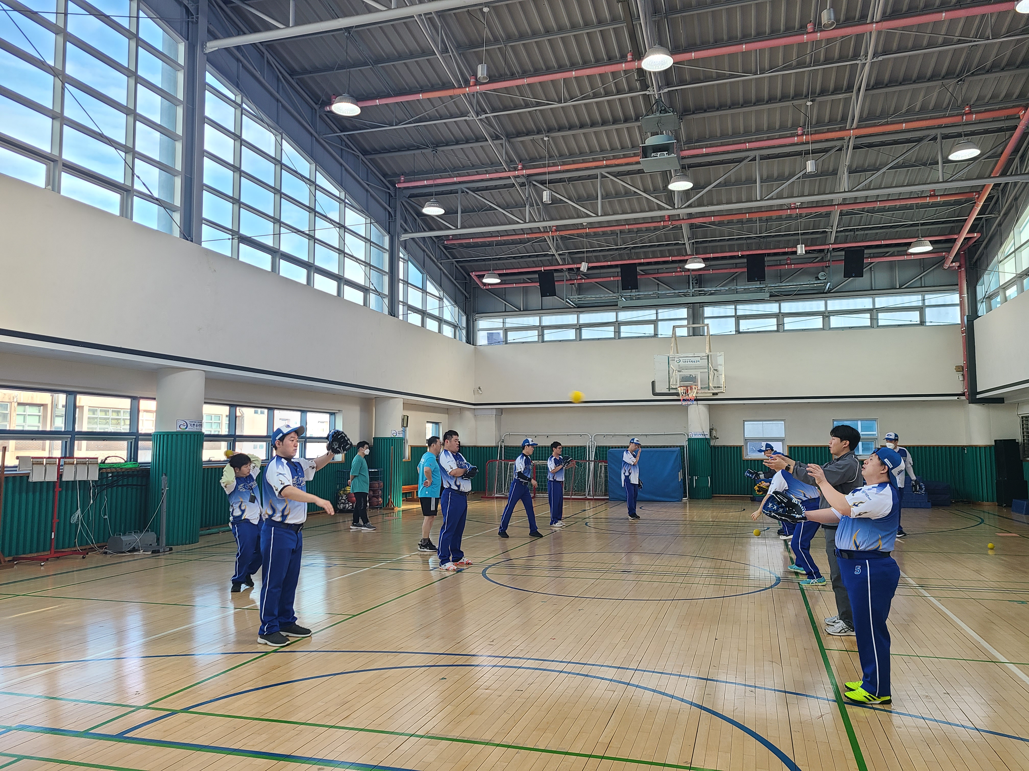 11월 28일 이용자 자치활동 티볼 스포츠단 프로그램