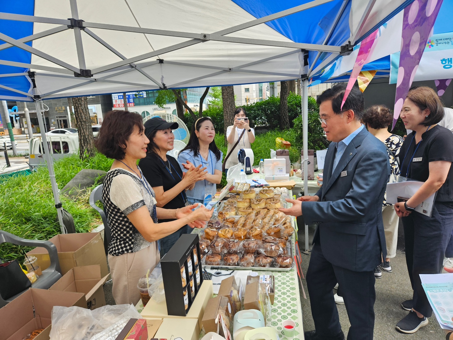 기쁜우리보호작업장 강서구청 생산품 홍보전시회 참여