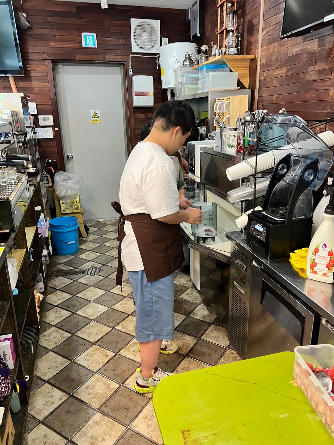 <우리집주간보호센터 바리스타체험>