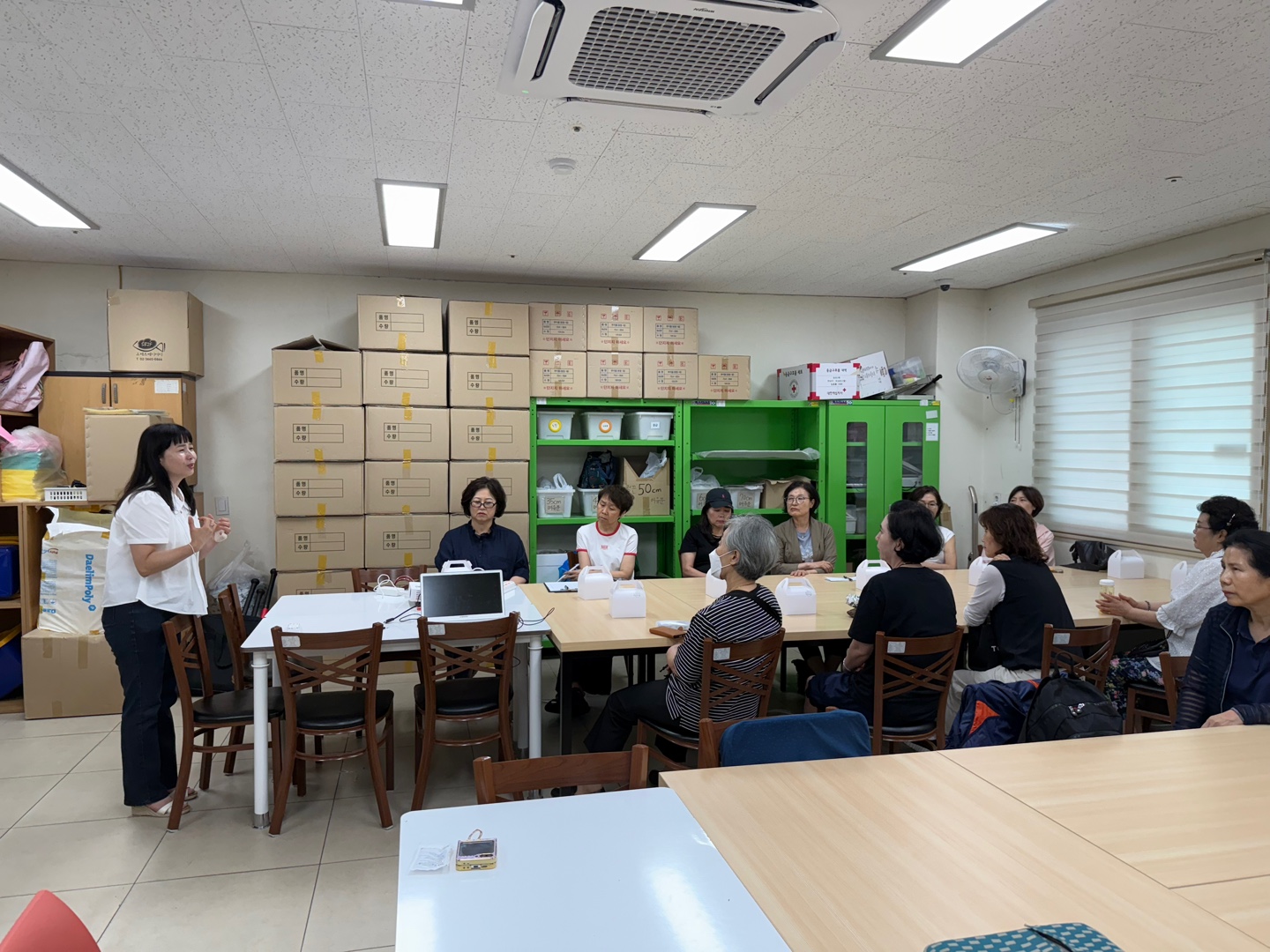 기쁜우리보호작업장 상반기 부모간담회