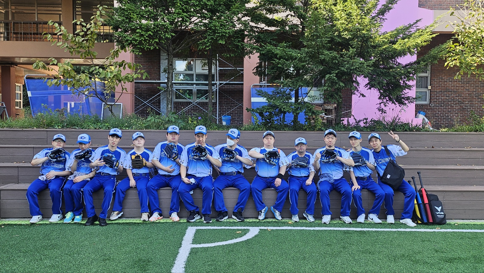 기쁜우리보호작업장 티볼스포츠단 친선경기